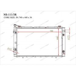 Радиатор основной Gerat NS-111/3R