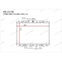 Радиатор основной Gerat NS-121/1R