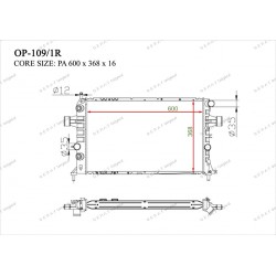 Радиатор основной Gerat OP-109/1R