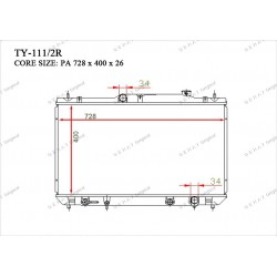 Радиатор основной Gerat TY-111/2R