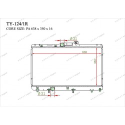 Радиатор основной Gerat TY-124/1R