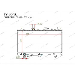 Радиатор основной Gerat TY-143/1R