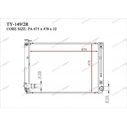 Радиатор основной Gerat TY-149/2R