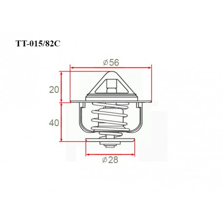 Термостат автомобильный Gerat TT-015/82C