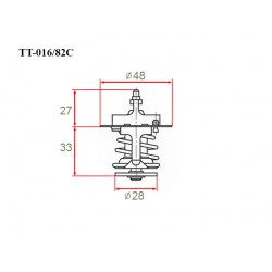 Термостат автомобильный Gerat TT-016/82C