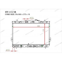 Радиатор основной Gerat HY-111/1R