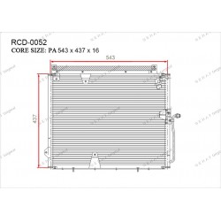 Радиатор кондиционера Great RCD-0052