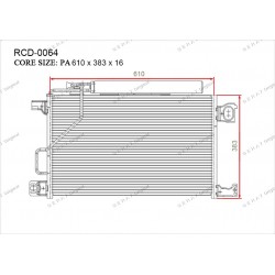 Радиатор кондиционера Great RCD-0064