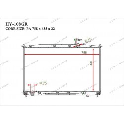 Радиатор основной Gerat HY-108/2R