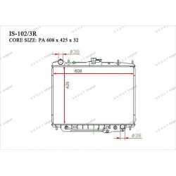 Радиатор основной Gerat IS-102/3R