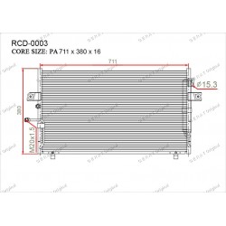 Радиатор кондиционера Gerat RCD-0003