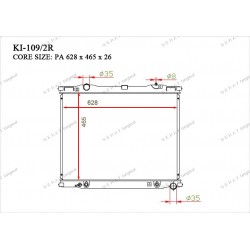 Радиатор основной Gerat KI-109/2R