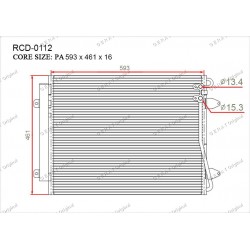 Радиатор кондиционера Gerat RCD-0112